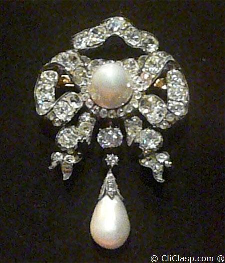 Pear pearl weighing 96 grains dated 1860 